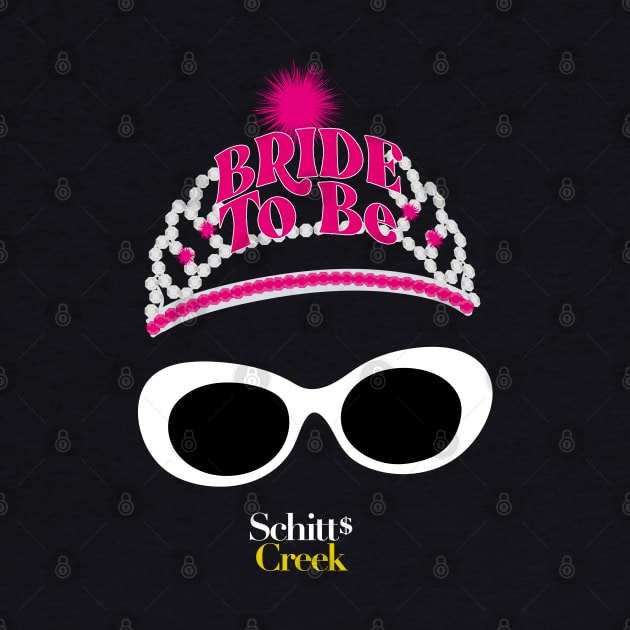 David Rose Bride To Be, as Schitt's Creek prepares for the wedding of the century, David wears a special Bride to be Tiara. by YourGoods